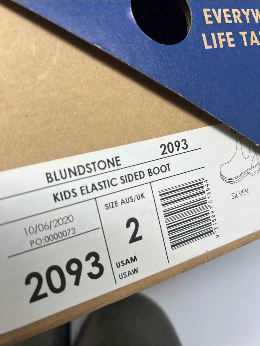 Blundstone 2093 Chelsea Boot Size 3